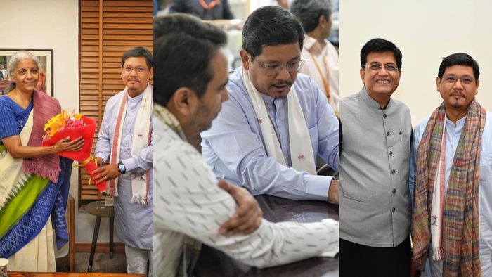Meghalaya CM meets Union Ministers to discuss state development projects