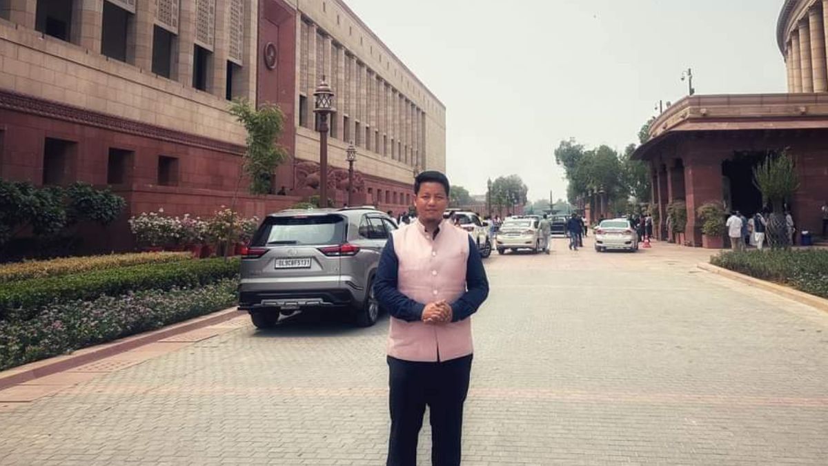 Sikkim MP Indrahang Subba takes oath for 2nd term with 'double josh'