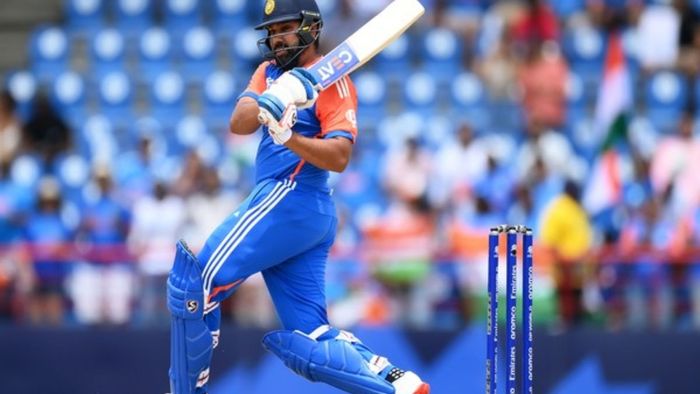 Rohit Sharma's blitz propels India to 205/5 against Australia in T20 World Cup