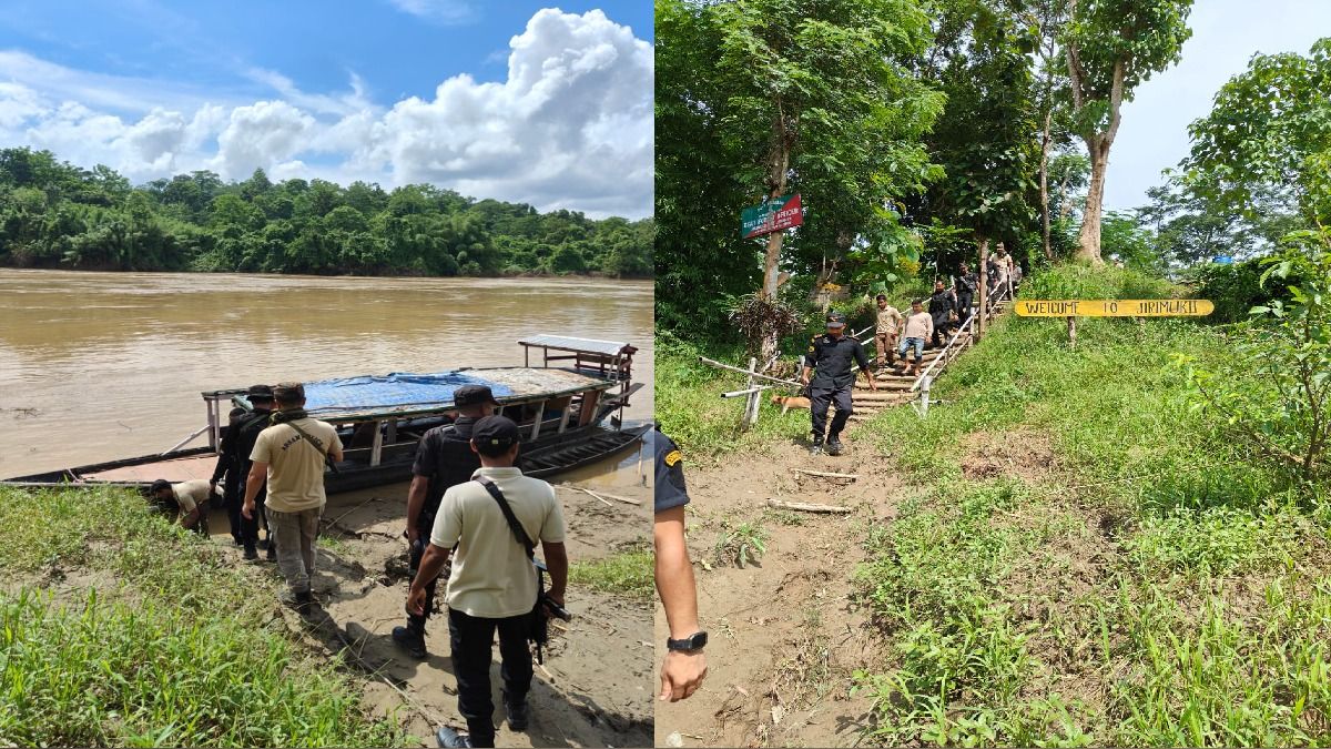 Cachar Police conducts riverine surveillance along Assam-Mizoram Border, enhance security measures Cachar Police conducts riverine surveillance along Assam-Mizoram Border, enhance security measures