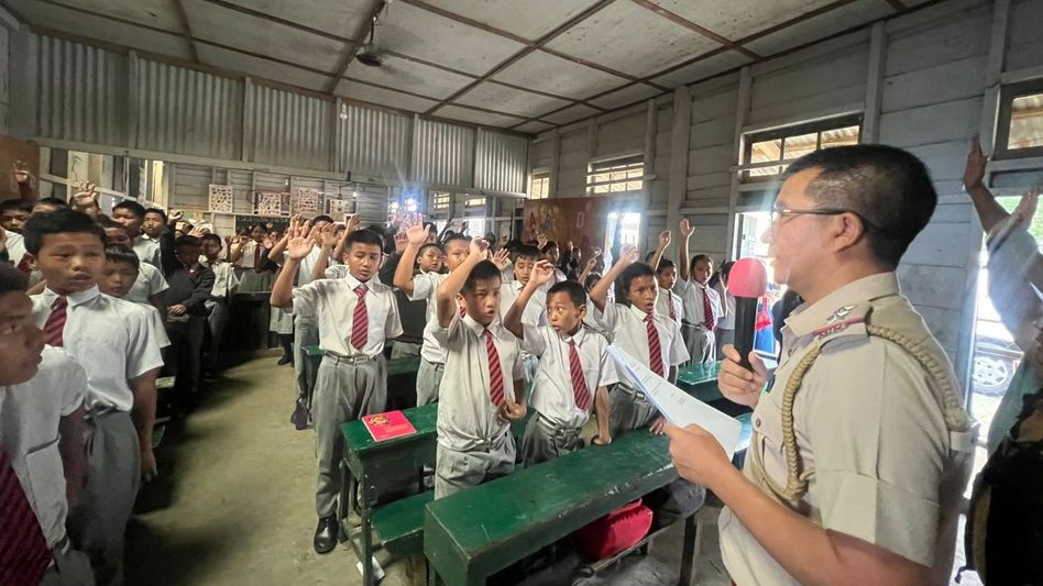 Mizoram police hold awareness campaign ahead of International Day Against Drug Abuse Mizoram police hold awareness campaign ahead of International Day Against Drug Abuse
