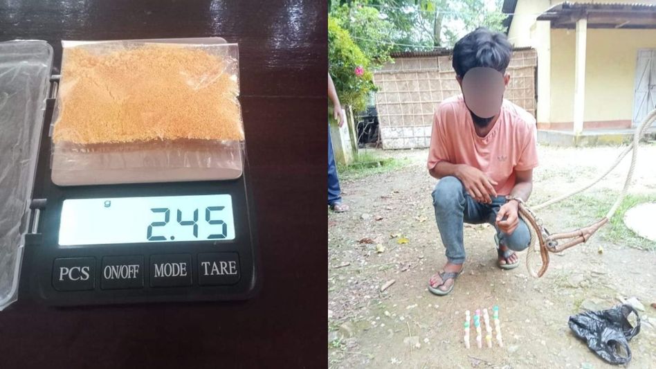 Assam police seize heroin, arrest one in Nagaon on anti-drug day Assam police seize heroin, arrest one in Nagaon on anti-drug day