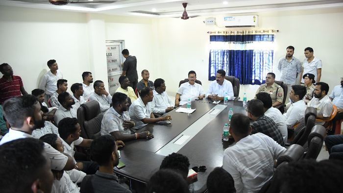 Minister Visits Assault Site