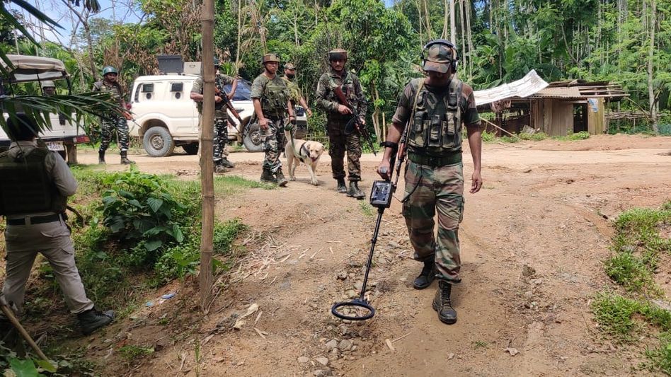 Manipur: Joint op against miscreants by 100 security personnel in violence-hit Jiribam Manipur: Joint op against miscreants by 100 security personnel in violence-hit Jiribam