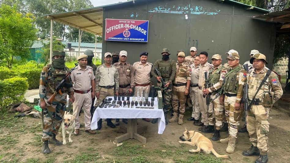 Manipur: Security forces recover arms and ammunition, detain 71 during search operations Manipur: Security forces recover arms and ammunition, detain 71 during search operations