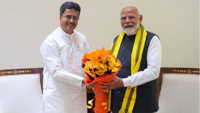 Tripura CM Dr Manik Saha met PM Modi on June 27