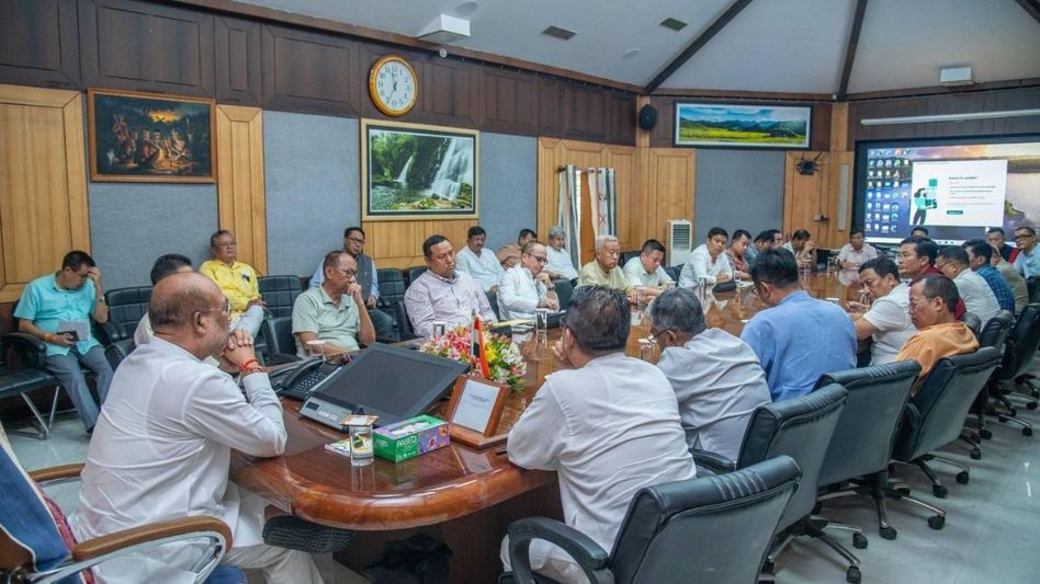 Manipur: Biren Singh convenes meeting with ruling MLAs to address current situation Manipur: Biren Singh convenes meeting with ruling MLAs to address current situation