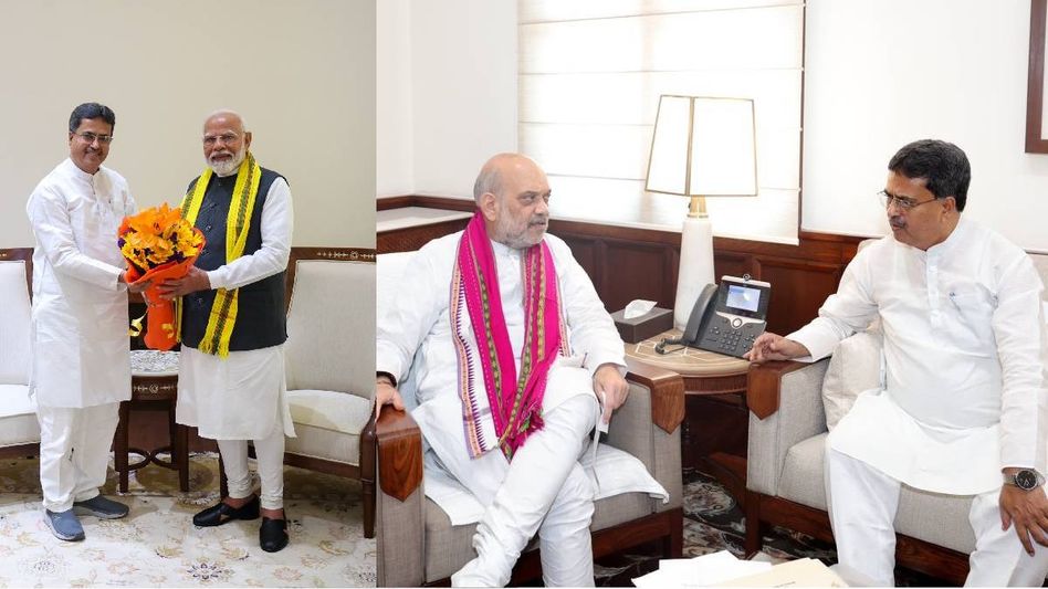 Tripura CM meets PM Modi, Union ministers to discuss development of state Tripura CM meets PM Modi, Union ministers to discuss development of state
