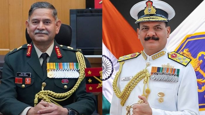Historic moment: Two classmates to lead Indian Army and Navy simultaneously