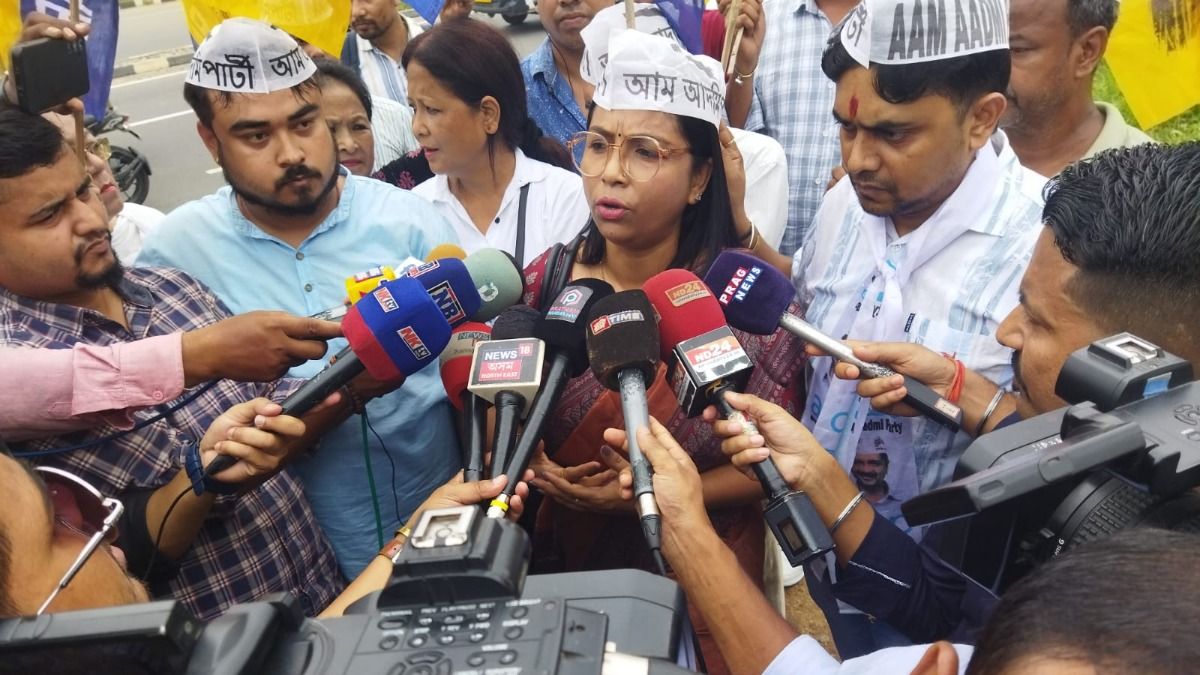 AAP Protests Kejriwal's Arrest in Guwahati