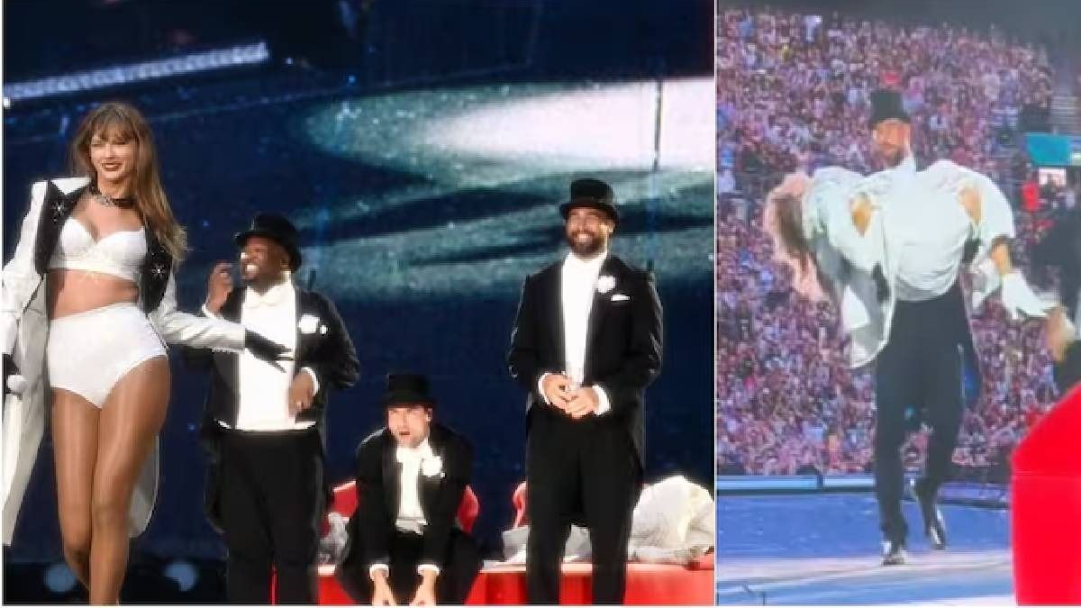 Taylor Swift and Travis Kelce's onstage act during the Eras Tour hints at a deeper connection