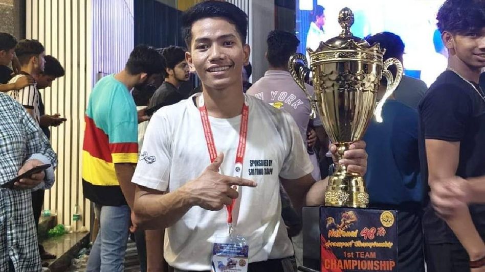 Arunachal athlete Bommi Kamcham wins silver and bronze at armsport championship in Maharashtra Arunachal athlete Bommi Kamcham wins silver and bronze at armsport championship in Maharashtra