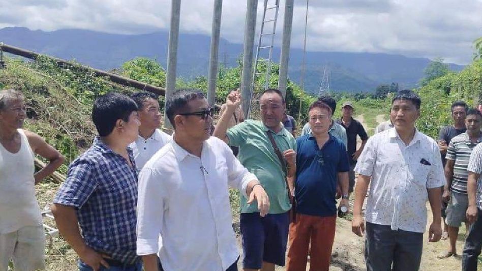 Arunachal authorities warn of Ganga Jullang-Donyi Dokum road collapse, issues advisory Arunachal authorities warn of Ganga Jullang-Donyi Dokum road collapse, issues advisory