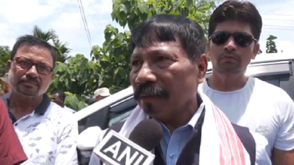 Assam Minister Atul Bora reviews flood relief efforts in Morigaon as Brahmaputra water levels recede Assam Minister Atul Bora reviews flood relief efforts in Morigaon as Brahmaputra water levels recede