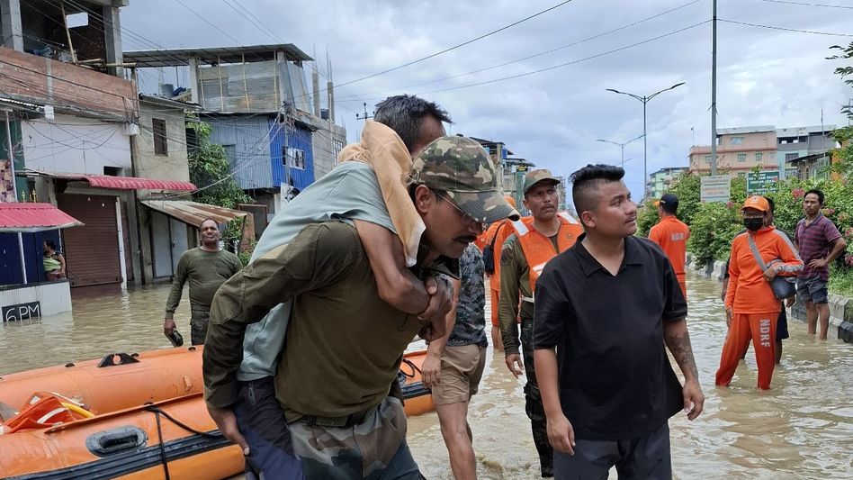 Assam Rifles launches Operation Jal Rahat II to mitigate floods in Manipur Assam Rifles launches Operation Jal Rahat II to mitigate floods in Manipur