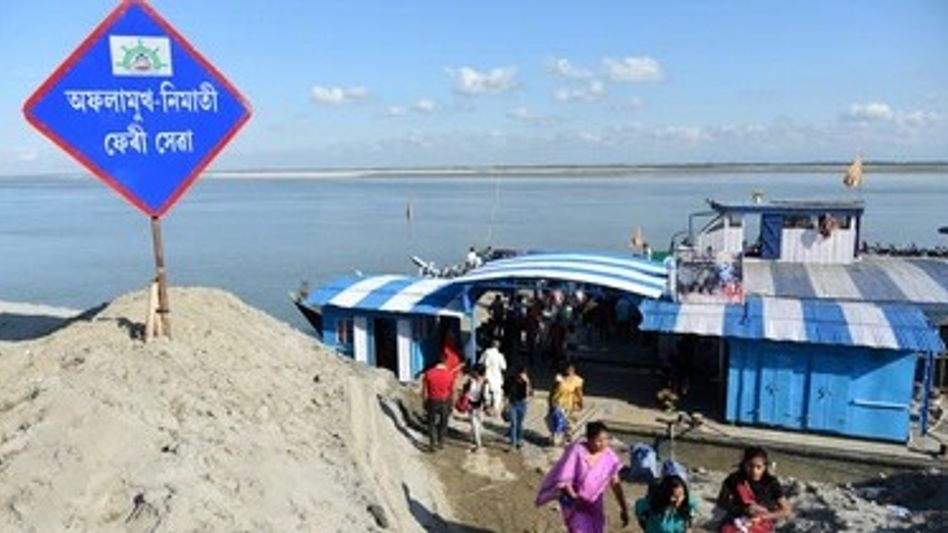 Assam: Kamalabari-Nimati ferry service resumes after week-long suspension Assam: Kamalabari-Nimati ferry service resumes after week-long suspension
