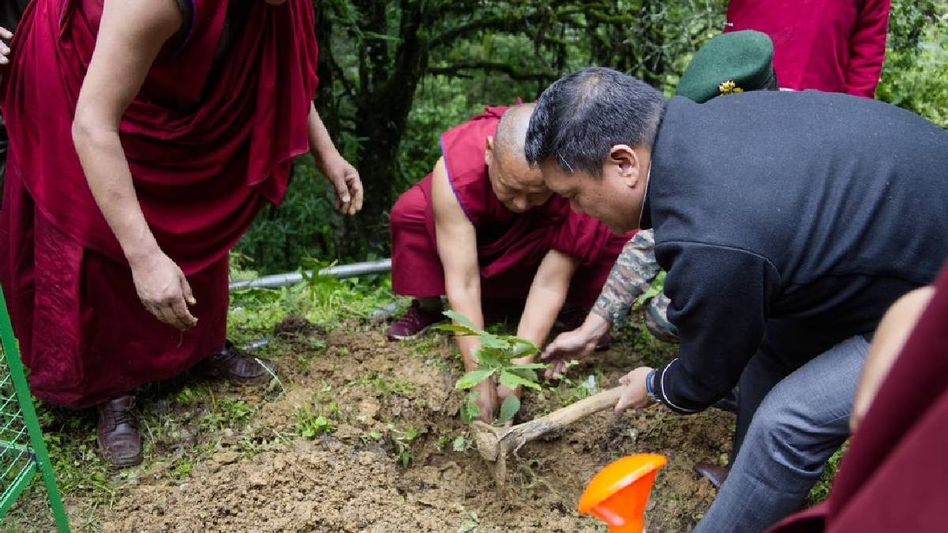 Arunachal CM honors His Holiness the XIV Dalai Lama's birthday with tree planting ceremony Arunachal CM honors His Holiness the XIV Dalai Lama's birthday with tree planting ceremony