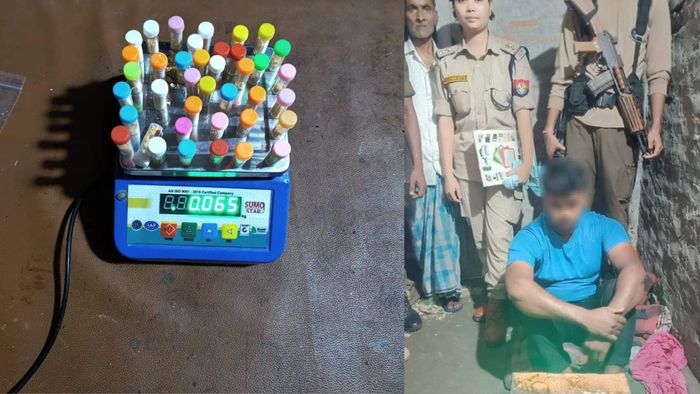 Assam police seize 72 grams of brown sugar in Chariduar, arrest suspected drug dealer