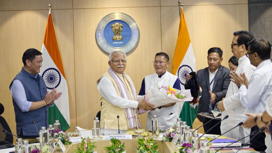 Arunachal CM discuss urban development plans with Union Minister Manohar Lal Arunachal CM discuss urban development plans with Union Minister Manohar Lal
