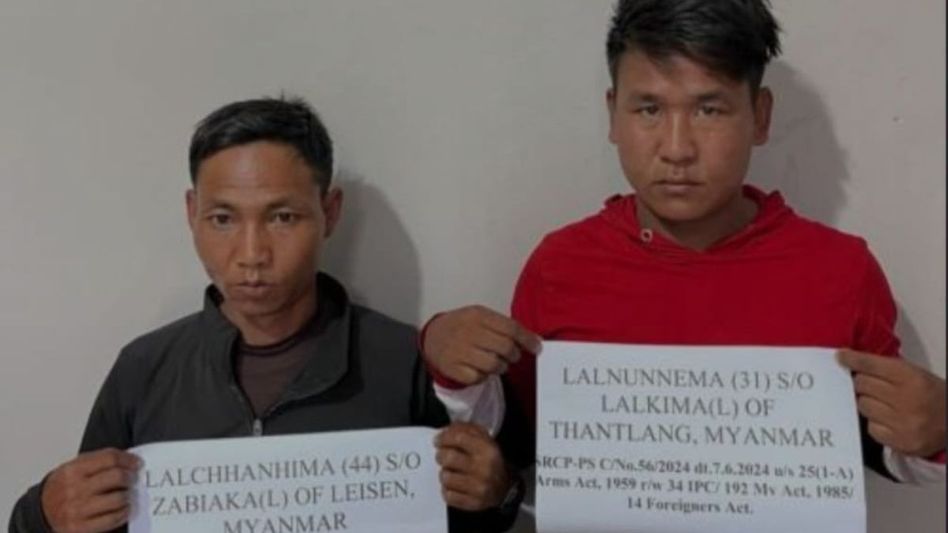 Mizoram: Myanmar national recaptured after escaping Serchhip district prison Mizoram: Myanmar national recaptured after escaping Serchhip district prison