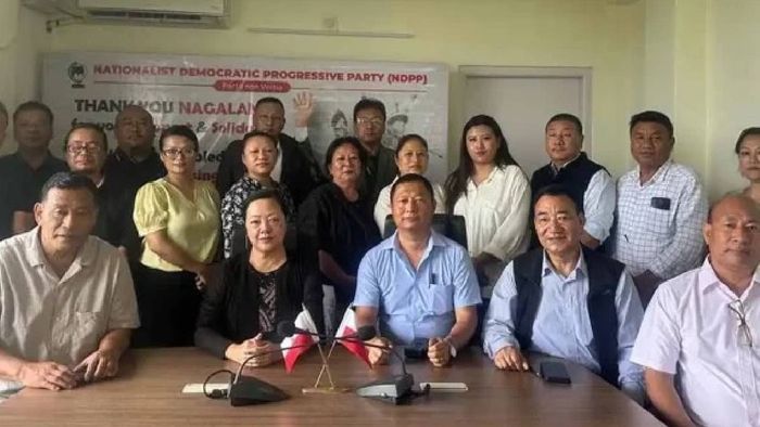 Nagaland: Kohima district welcomes NDPP's newly elected council leaders