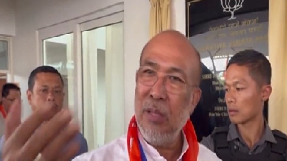 Manipur CM N Biren Singh hits out at Congress, says "every step taken under PM Modi's leadership" Manipur CM N Biren Singh hits out at Congress, says "every step taken under PM Modi's leadership"