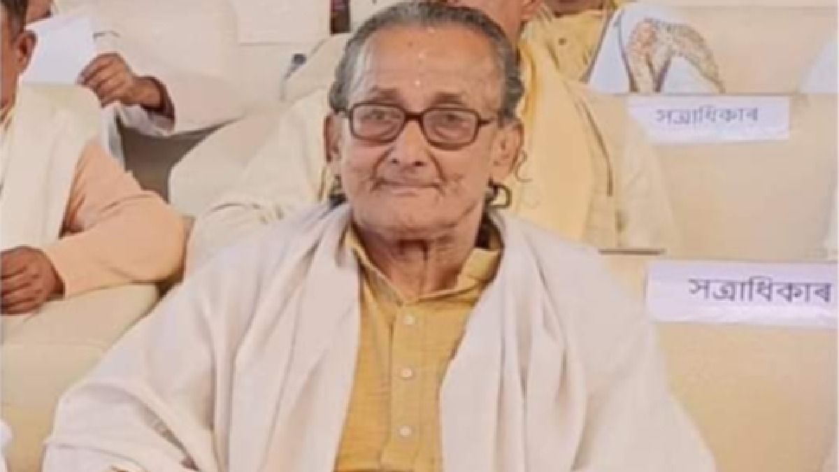 Assam: Bor Alengi Satra Sattradhikar Bhabananda Debnath of Majuli passes away at 85 Assam: Bor Alengi Satra Sattradhikar Bhabananda Debnath of Majuli passes away at 85