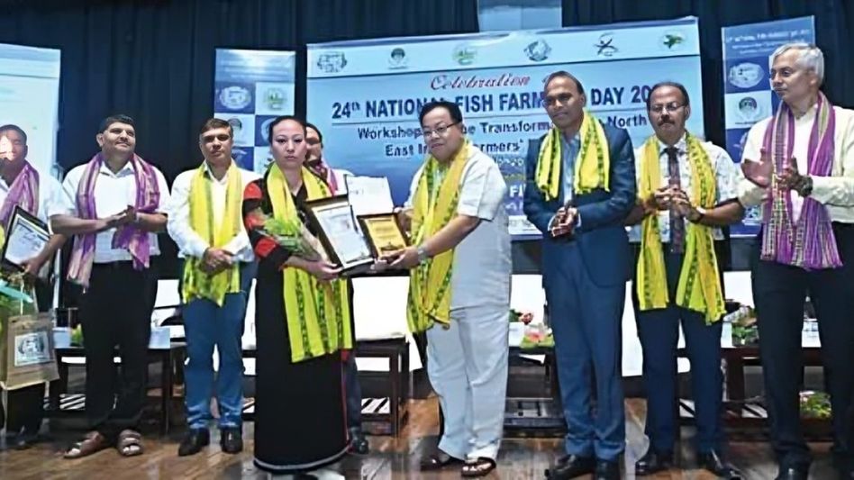 Arunachal: 2 locals given best fish farmer awards, Pema Khandu praises achievements Arunachal: 2 locals given best fish farmer awards, Pema Khandu praises achievements