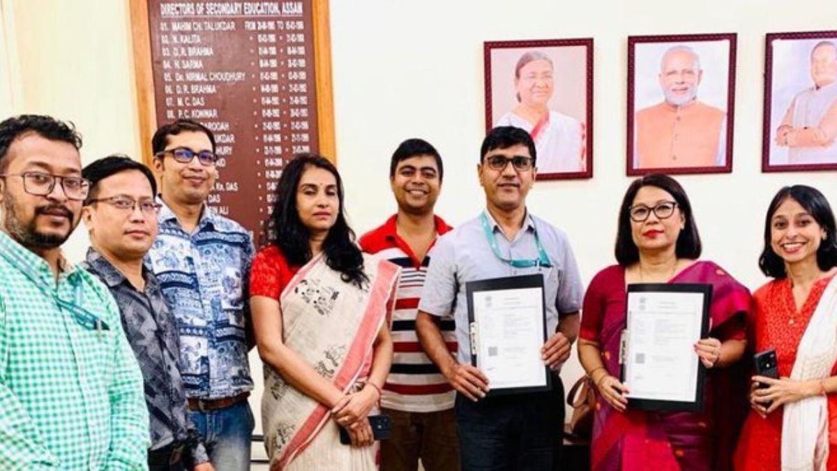 Assam government signs MoU with Hans foundation to strengthen 100 schools Assam government signs MoU with Hans foundation to strengthen 100 schools
