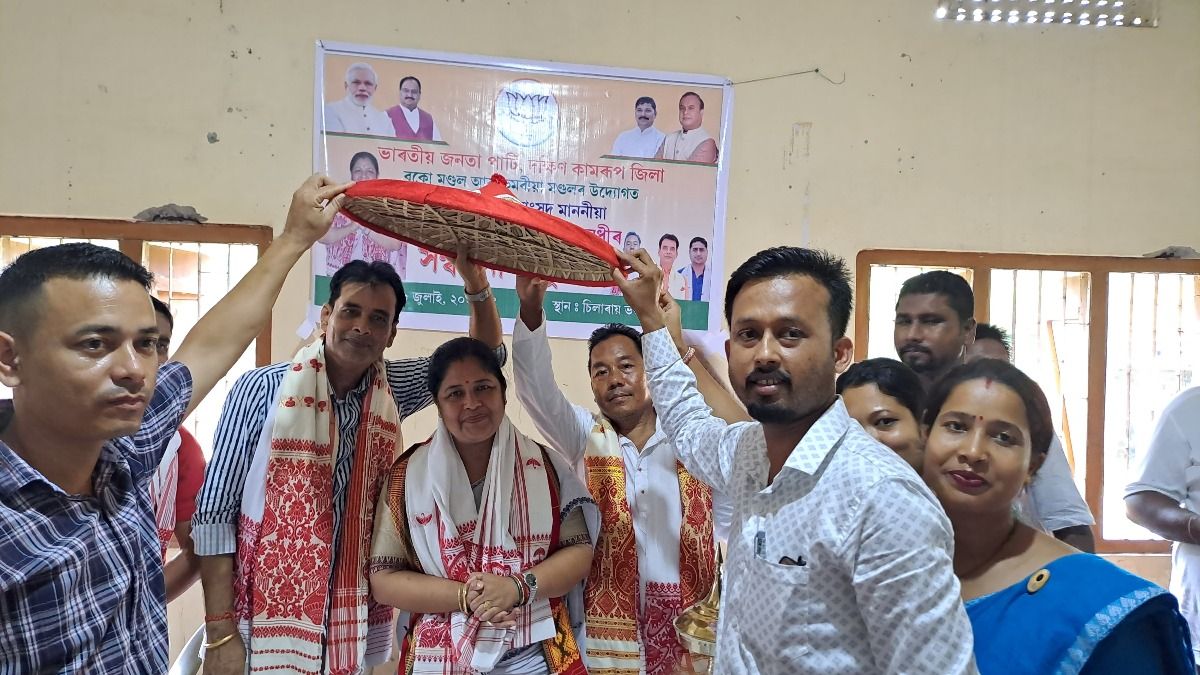 BJP MP Bijuli Kalita Medhi visits Boko post-election win