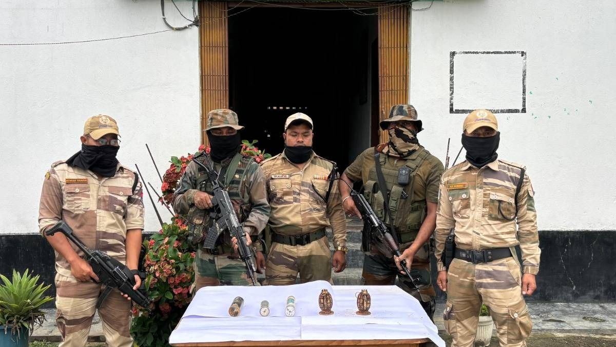 Manipur: Security forces recover explosives in Thoubal district