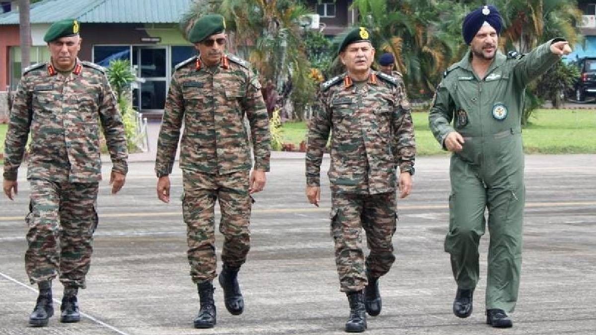 General Upendra Dwivedi takes stock of security in Manipur and Myanmar border General Upendra Dwivedi takes stock of security in Manipur and Myanmar border