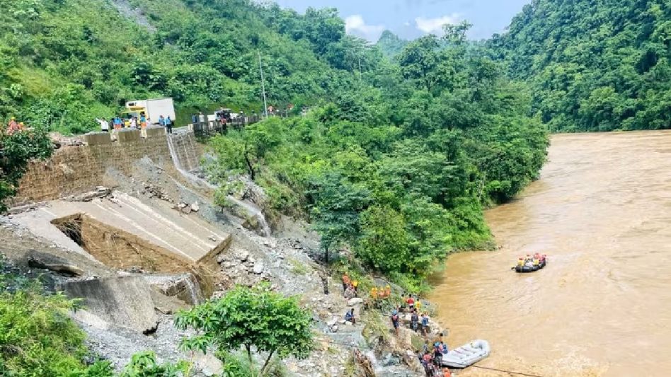 Indian nationals among 60 missing after buses swept away in Nepal's landslide Indian nationals among 60 missing after buses swept away in Nepal's landslide