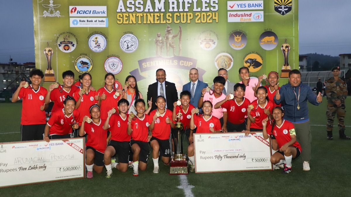 Arunachal triumphs in inaugural Sentinels Cup 2024 women's football tournament