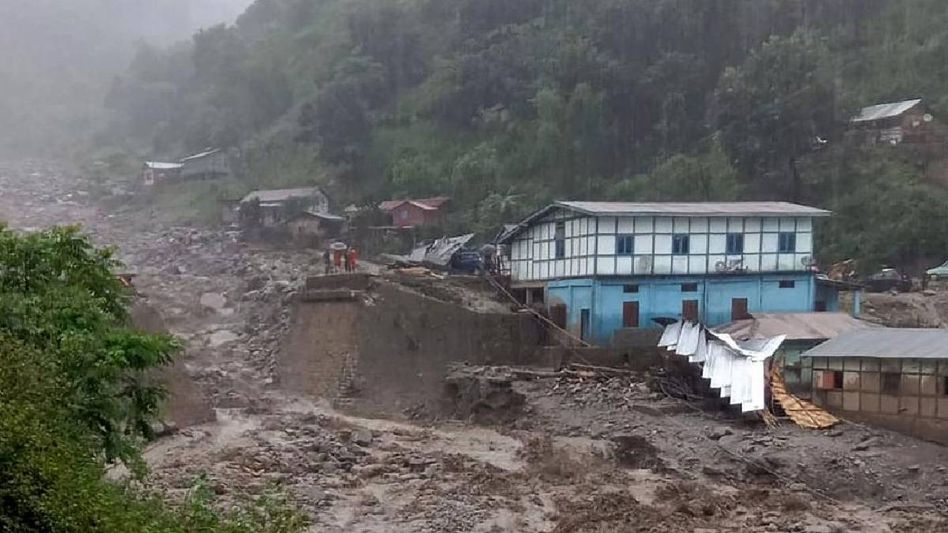 Arunachal CM Pema Khandu assesses flood and landslide damage in state Arunachal CM Pema Khandu assesses flood and landslide damage in state