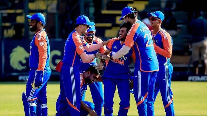 Ind vs Zim T20I: Shubman Gill's squad eyes third win in fourth match today (Photo: ZimbabweCricket/X)