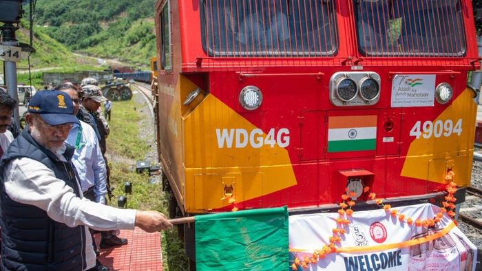 First rice rake arrives in Manipur by train, boosting food security