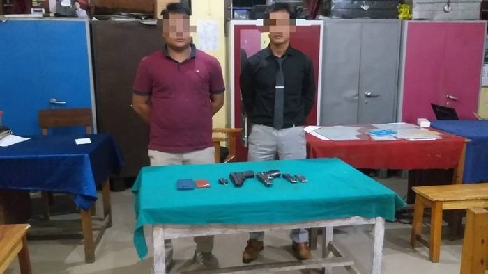 Manipur police arrest two, recover cache of arms and ammunitions