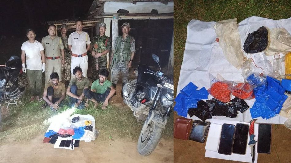 Meghalaya: 3 held with Yaba tablets weighing over 1 kg in South West Garo Hills Meghalaya: 3 held with Yaba tablets weighing over 1 kg in South West Garo Hills
