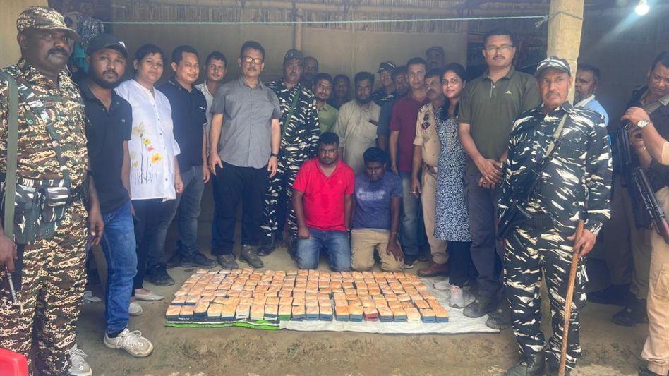 Assam police seize 1.7 kg heroin, arrest two in Golaghat Assam police seize 1.7 kg heroin, arrest two in Golaghat