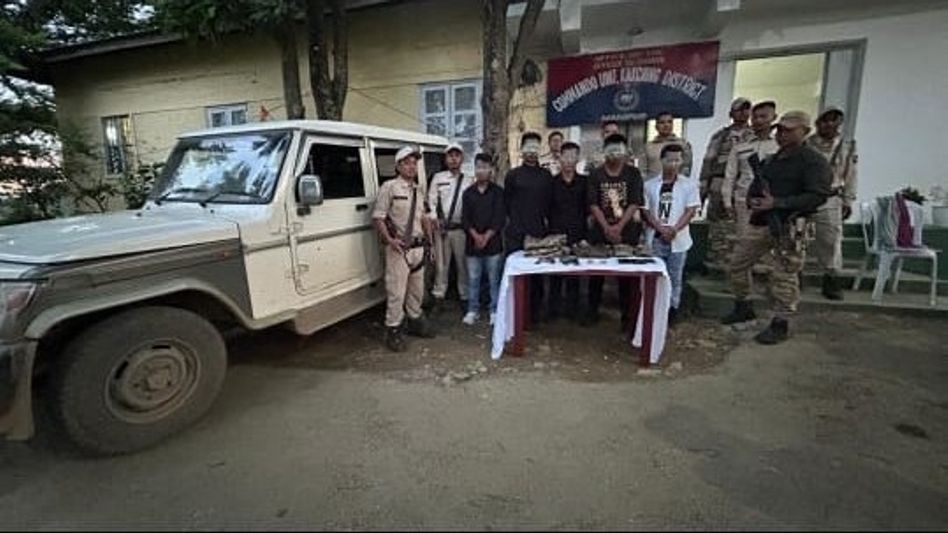 Five KCP (N) militants held in Manipur Five KCP (N) militants held in Manipur
