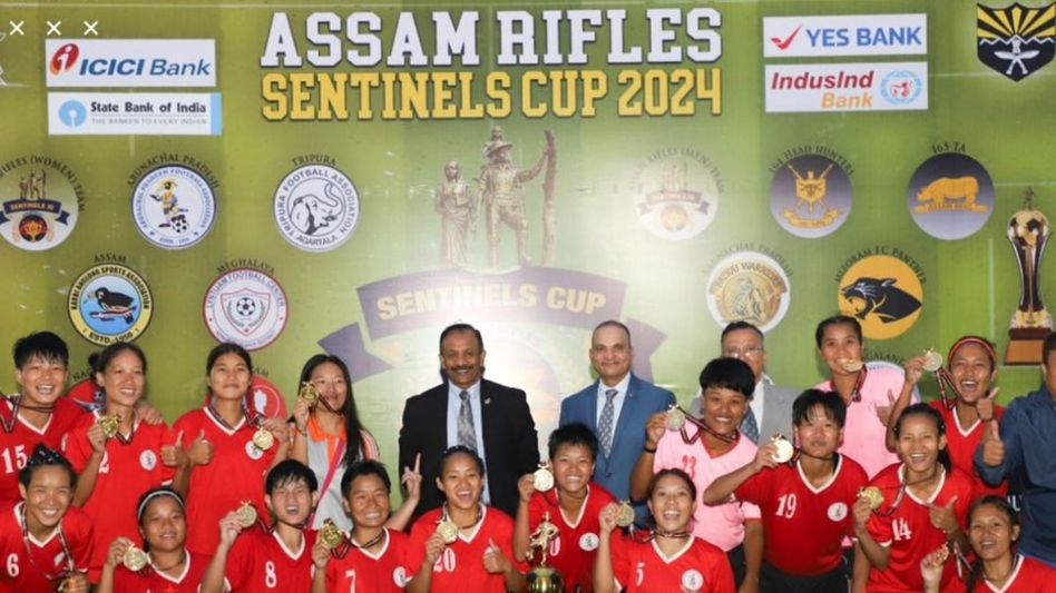 Arunachal senior women's football team triumphs in 1st Assam Rifles Sentinels Cup Arunachal senior women's football team triumphs in 1st Assam Rifles Sentinels Cup