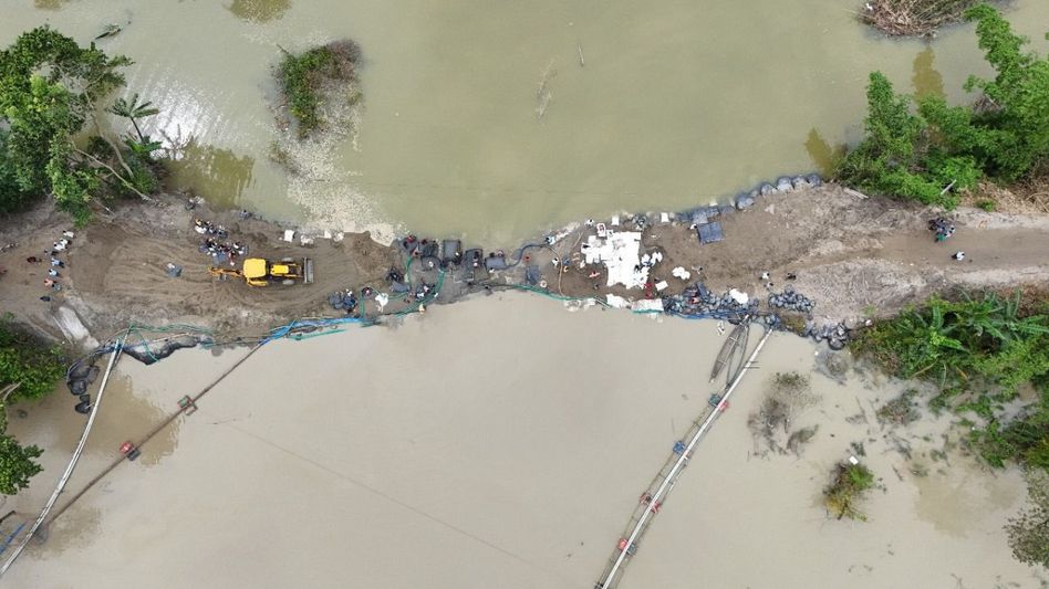 Assam repairs major embankment breach in Majuli within 15 days Assam repairs major embankment breach in Majuli within 15 days