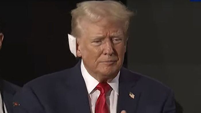 Trump makes first appearance at RNC after assassination attempt