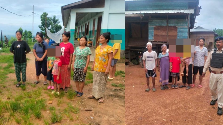 Manipur: Joint operation uncovers 60 Myanmar refugees in Moreh border village Manipur: Joint operation uncovers 60 Myanmar refugees in Moreh border village