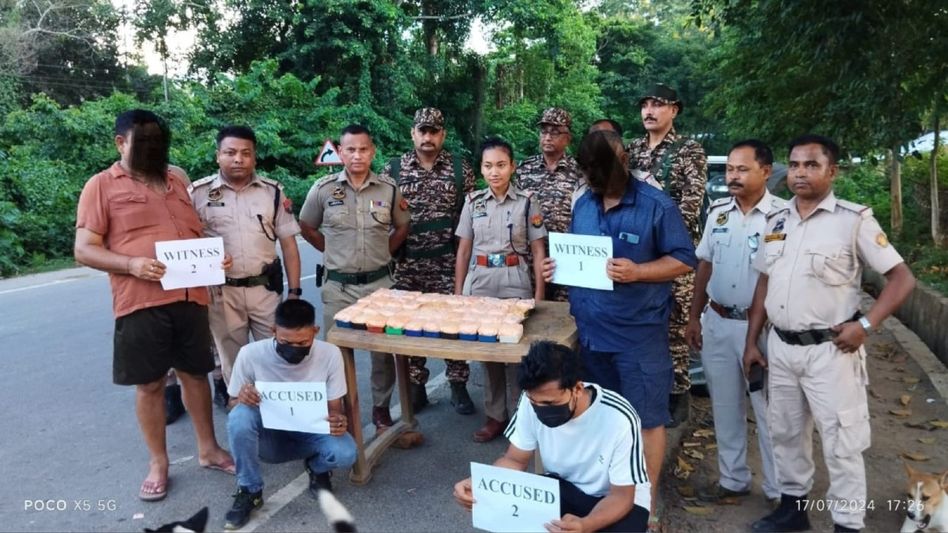 Assam Police seize Rs 4 crore worth of heroin in major drug bust in Karbi Anglong, 2 arrested Assam Police seize Rs 4 crore worth of heroin in major drug bust in Karbi Anglong, 2 arrested