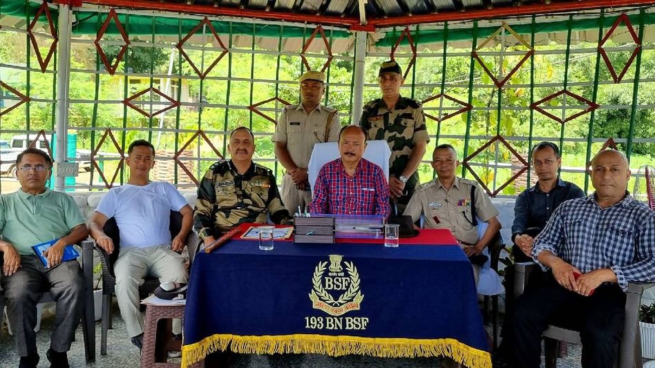 Meghalaya BSF organises meet at BOP Gumaghat to discuss border issues with stakeholders Meghalaya BSF organises meet at BOP Gumaghat to discuss border issues with stakeholders