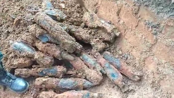 Tripura: 27 damaged bomb shells unearthed in Bamutia