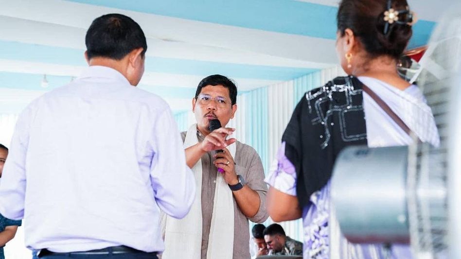 Meghalaya CM Conrad Sangma addresses public concerns at "CM Connect" forum Meghalaya CM Conrad Sangma addresses public concerns at "CM Connect" forum