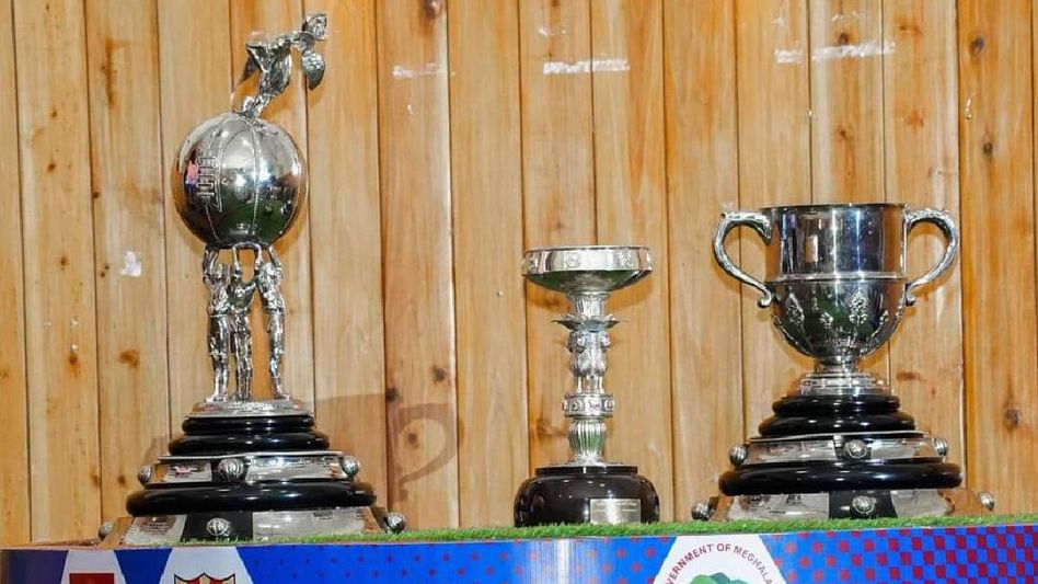 Meghalaya: 133rd Durand Cup trophies taken for roadshow across city Meghalaya: 133rd Durand Cup trophies taken for roadshow across city